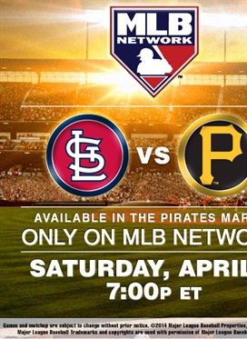 MLB Network to feature exclusive Pirates Cardinals game