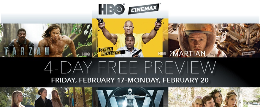 HBO & CINEMAX 4-Day Free Preview