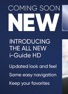 Coming Soon: New HD On Screen Guide
