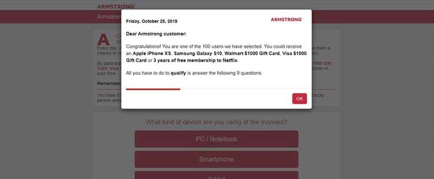 Watch Out for Pop-Up Survey Scams