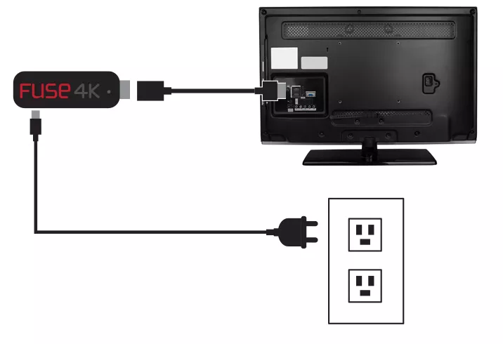 connect Armstrong TV box to power