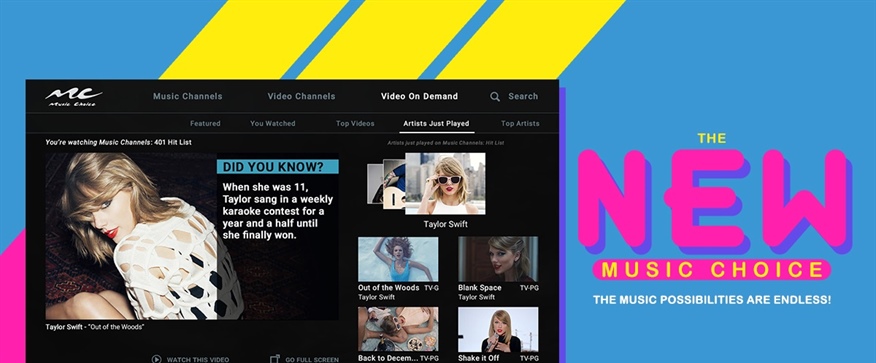 Music Choice app, now on EXP